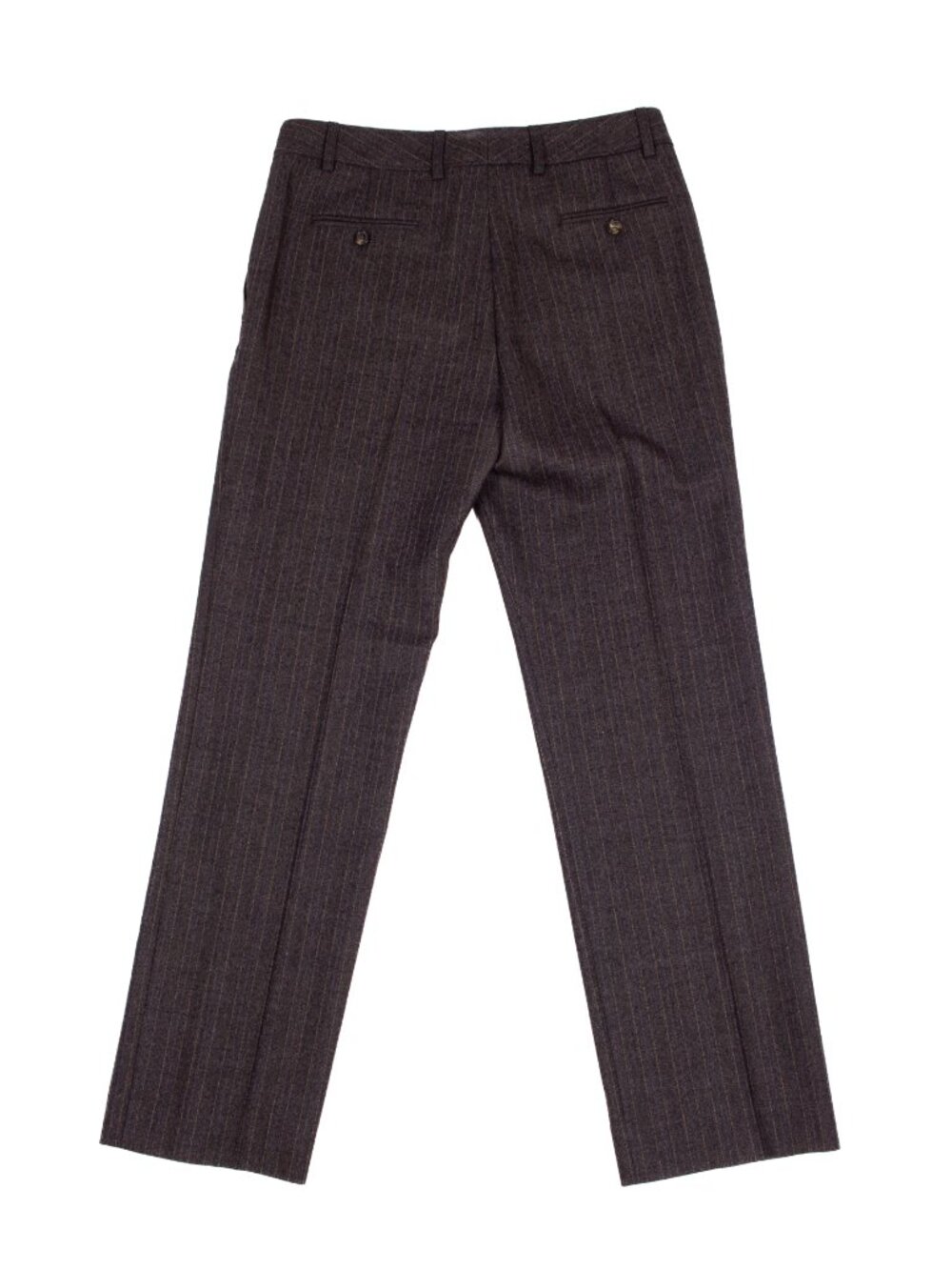 YVES SAINT LAURENT A/W 2011 Dark Grey Wool Pinstripe Pants - Picture 2 of 8